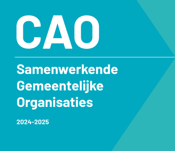 voorkant CAA SGO boekje - alleen tekst met licht blauwe achtergrond. 