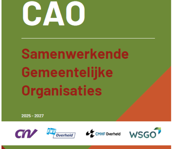 Voorkant CAO SGO 2025-2027