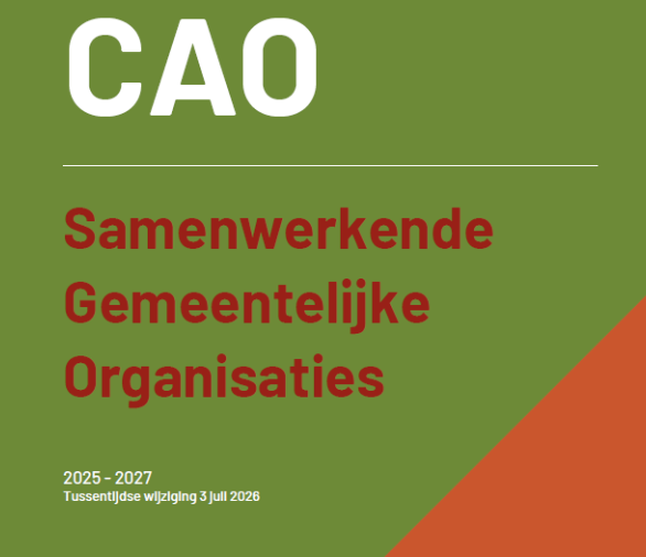 voorkant van de 2de herziene tekst Cao SGO 2025-2027