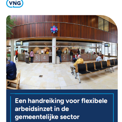 Afbeelding loketten bij burgerzaken met een wachtruimte.