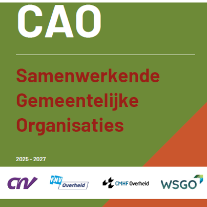 Voorkant Cao boekje 2025-2027