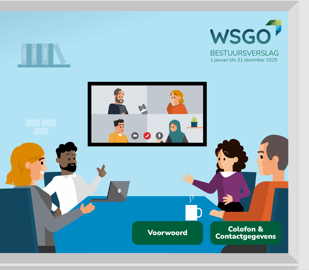 voorkant bestuursverslag 2025 WSGO
